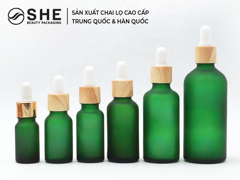 mẫu chai tinh dầu tại SHE